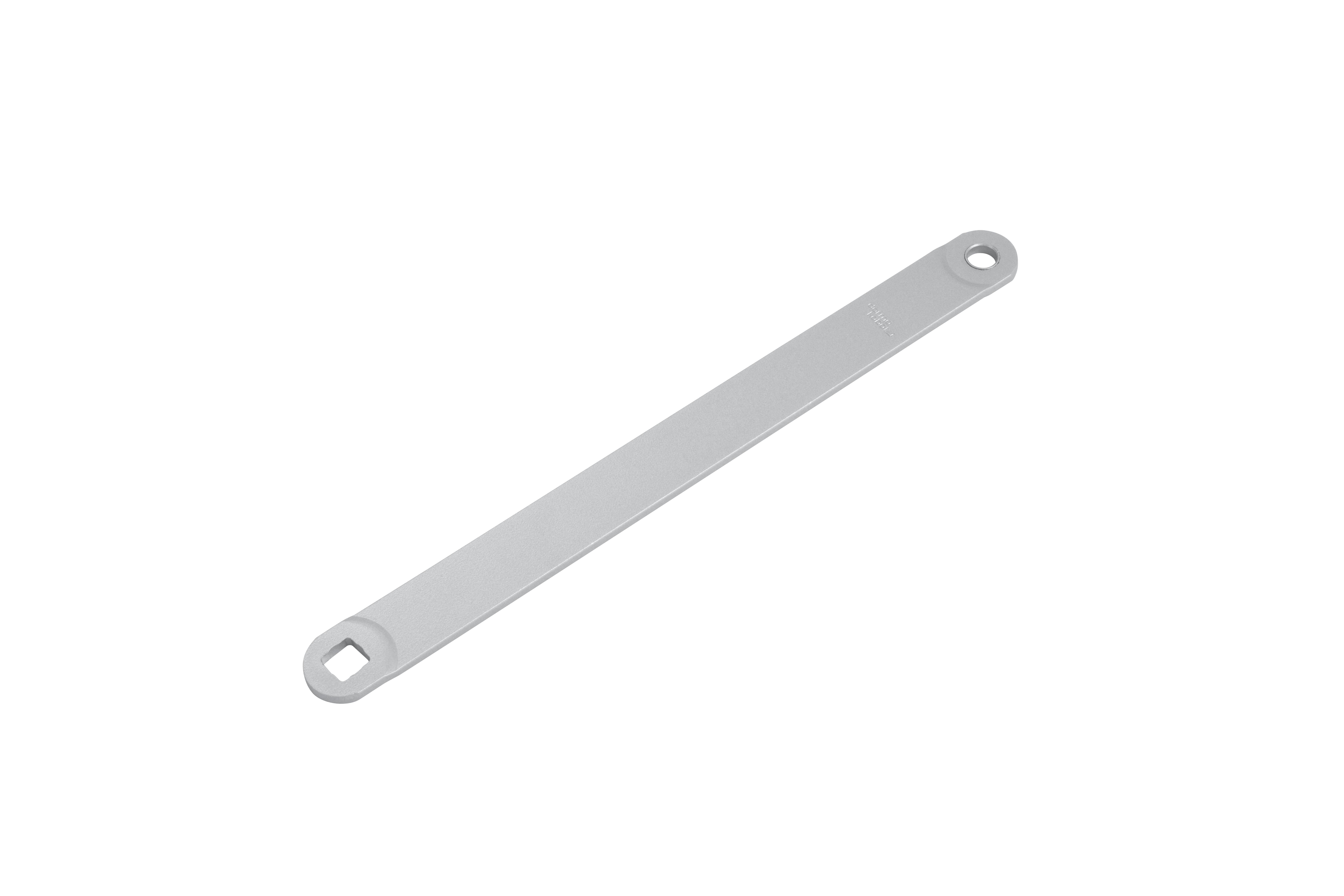 Metallstange, Flachstab, Bohrungenende, Aluminium, Längenstange