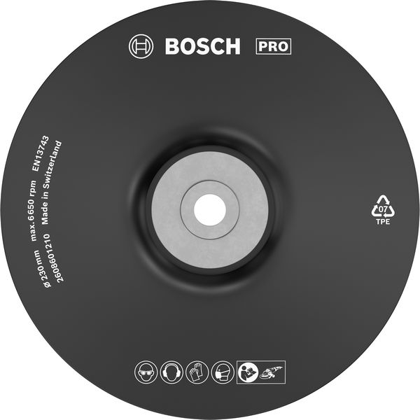 Bosch PRO Backing Pad weich, 230&nbsp;mm, M14, weich