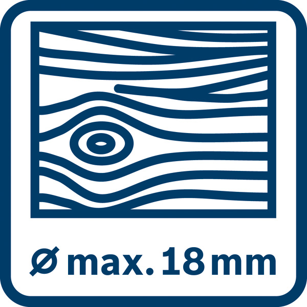 Symbol, holzoptik, holzmaserung, auge, durchmesser 18mm, lochung