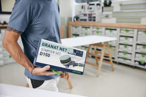 Netzschleifmittel Granat Net D150 GR NET-Set