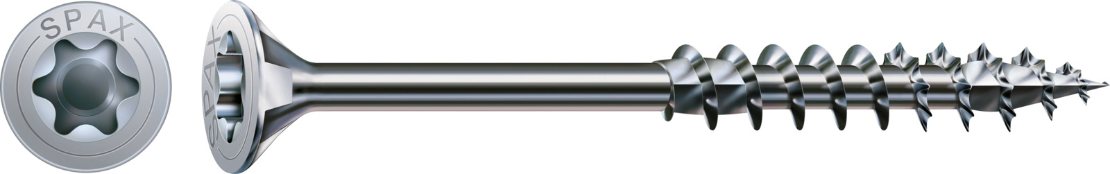 SPAX Holzbauschraube, Teilgewinde, Senkkopf, T-STAR plus T40, 4CUT, WIROX