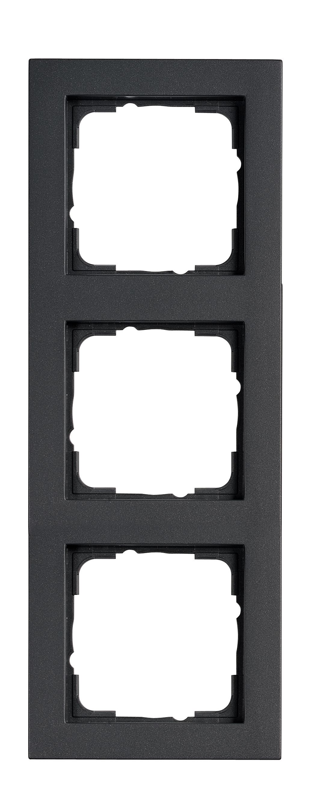 rahmen, schalter, duplex-rahmen, 3-fach, fachrahmen