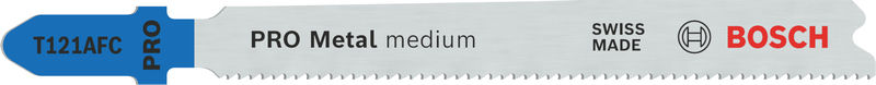 Bosch PRO Metal medium T121AFC Stichsägeblatt, 92&nbsp;mm, 5-tlg.