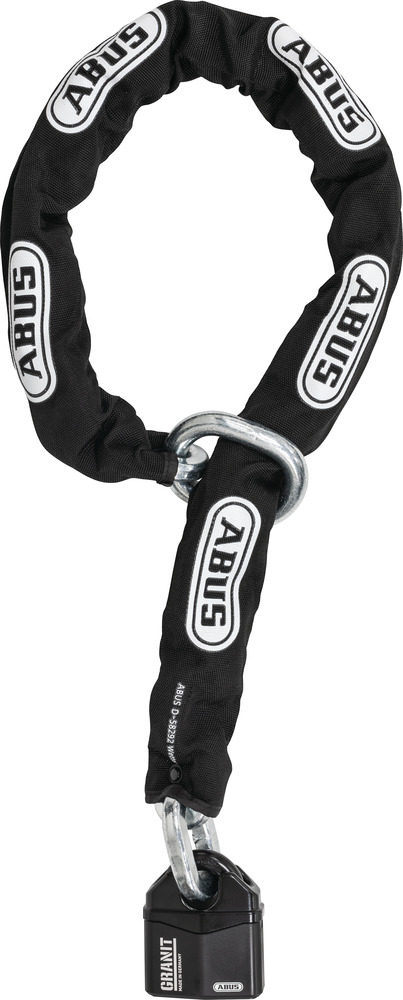 ABUS Schloss-Ketten-Kombi Granit Power Chain 37RK/80 14KS 120 black loop