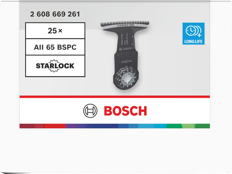 Produktbild Verpackung,  Rasierklinge, Rasierkopf, Stahlklinge, Bosch, All 65 BSPC