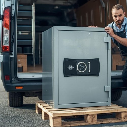 Lieferung Bordsteinkante (300-399 kg Tresorgewicht)