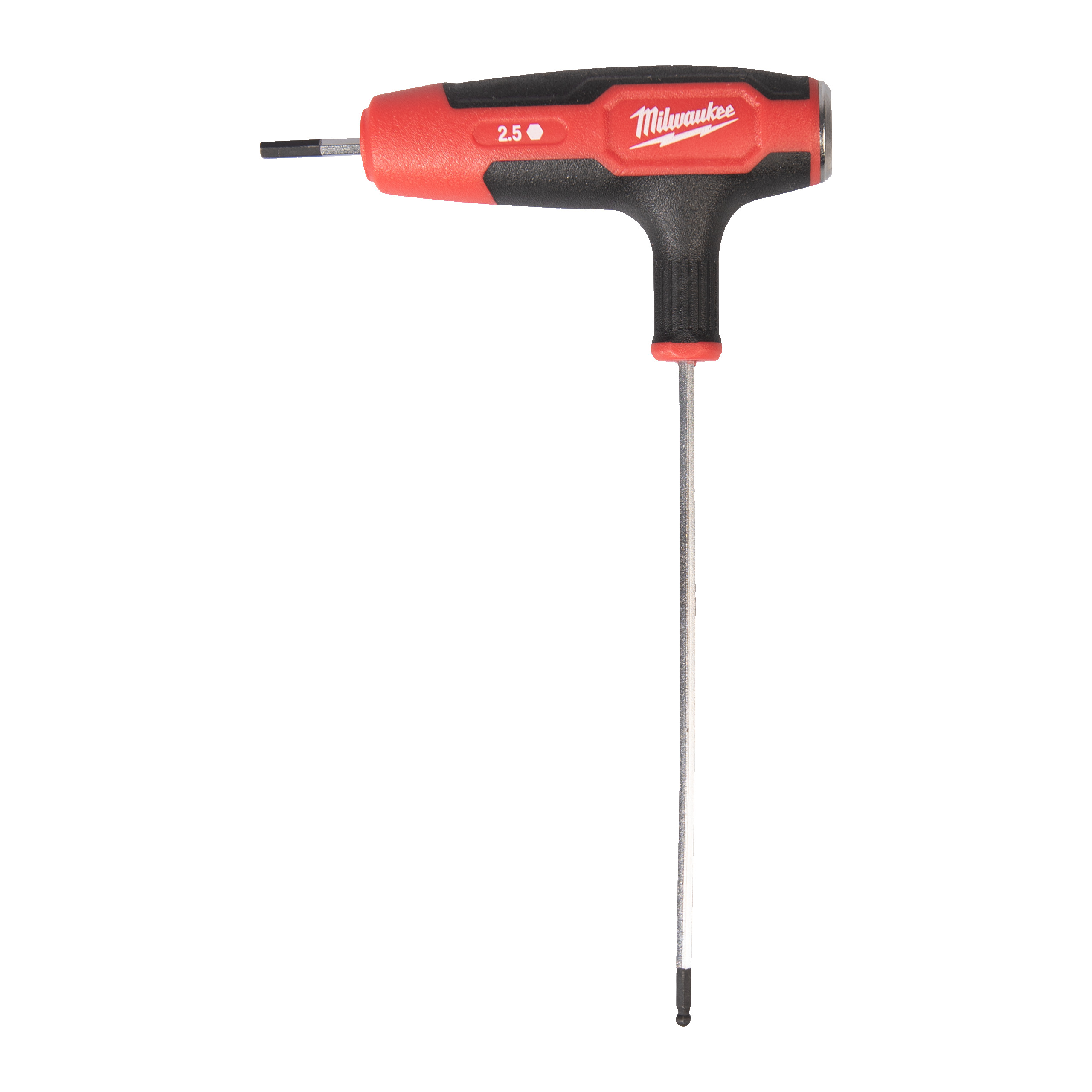 Milwaukee Schraubenzieher T-Griff 2,5 mm Innensechskant mit Softgrip-Auflage