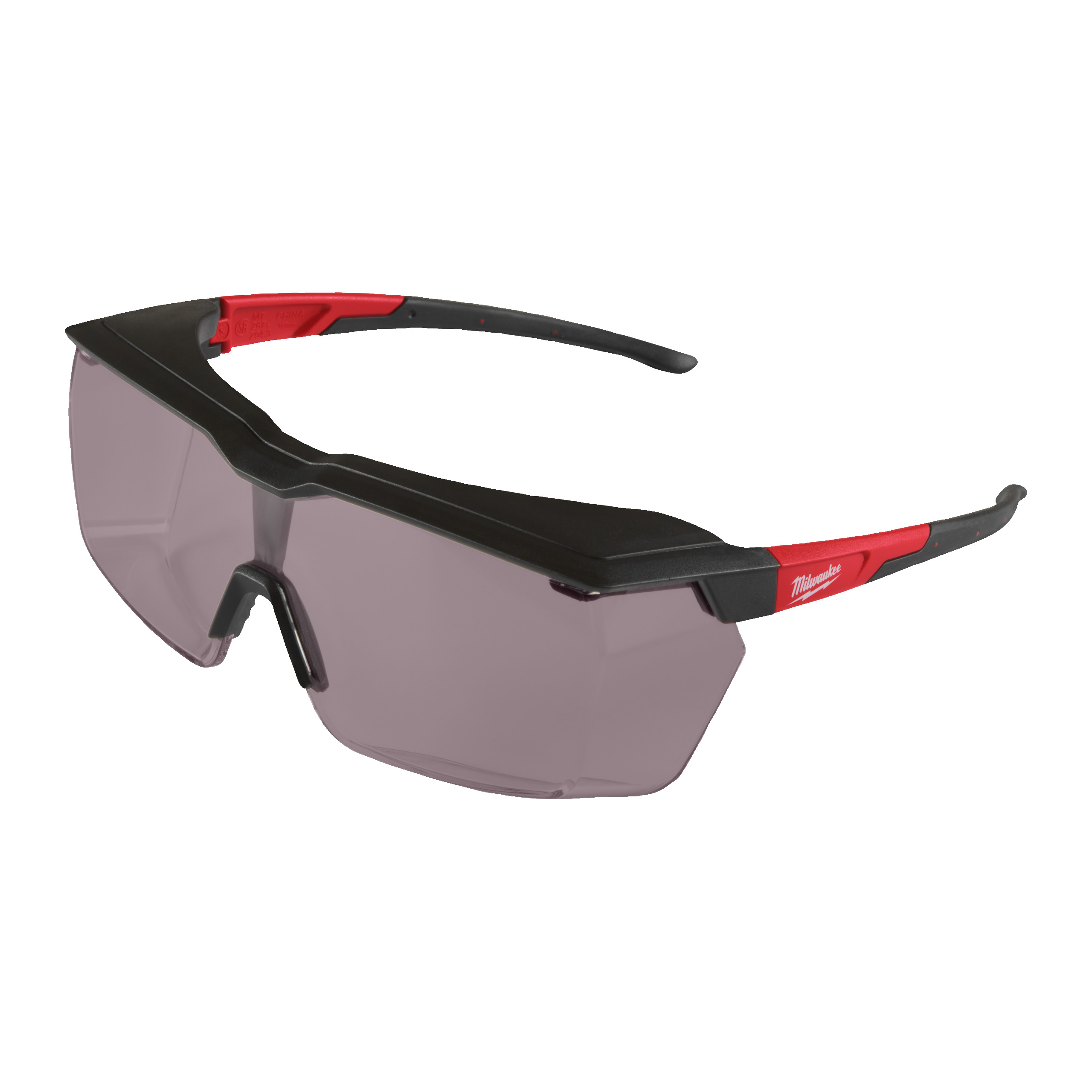 Schutzbrille, Sportschutzbrille, Brille, Gläser, Rot-Schwarz