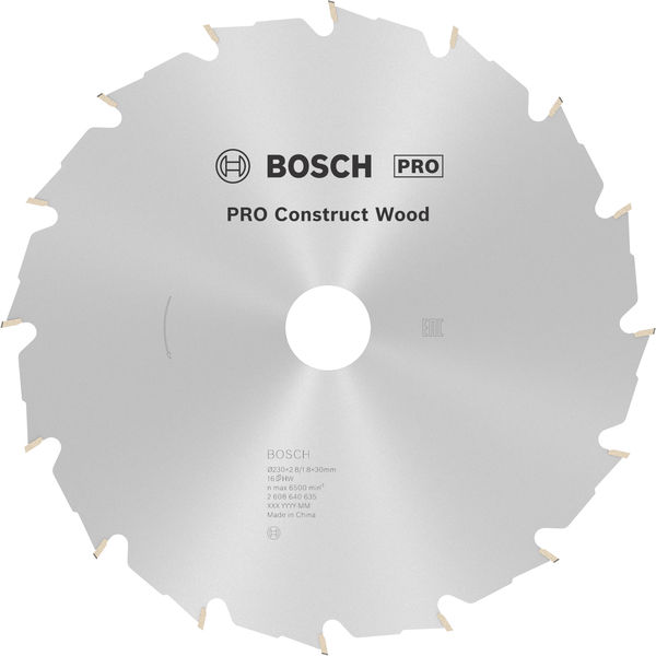 Bosch PRO Construct Wood Kreissägeblatt, 230 x 2,8 x 30&nbsp;mm