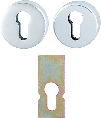 HOPPE Schutzrosette 42NSA/42HS,rund,12mm,ES1/PZ,F1 elox.,TS57-62