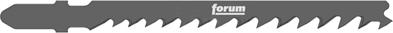 Stichsägeblatt für weiches Holz, gerader, grober Schnitt, FORUM