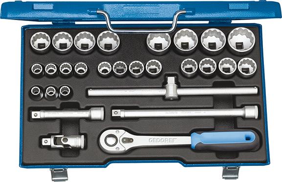 GEDORE Steckschlüssel-Satz  1/2" D19VMU-10 28-teilig
