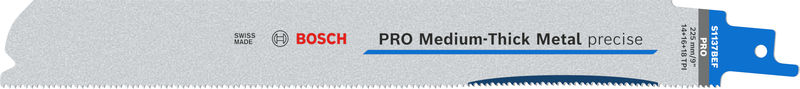 Bosch PRO Medium-Thick Metal precise S1137BEF Blatt, 1,1 x 25 x 225&nbsp;mm, 5-tlg.