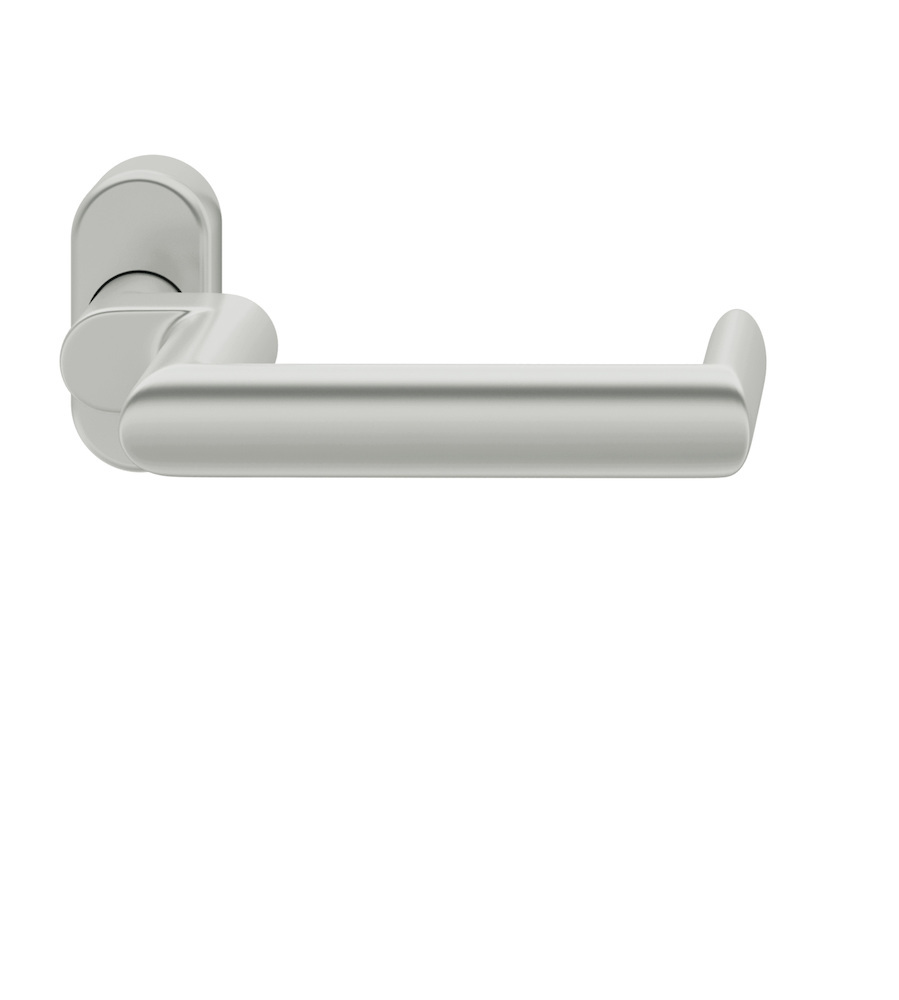 FSB FH-Drücker-Halbgarnitur ohne Schlüsselrosette 06 1178, oval, VK 9 mm, Aluminium