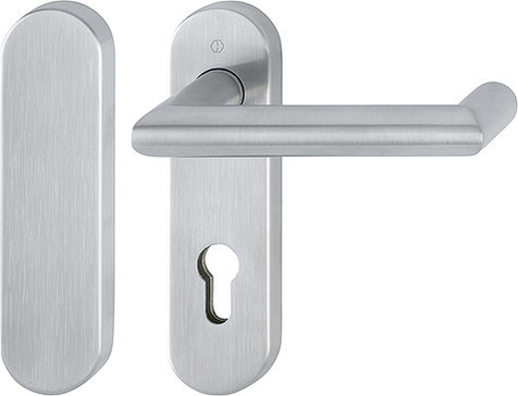 HOPPE FH Standflügelgarnitur Rotterdam mit Kurzschild FS-E1401/353KH, Edelstahl