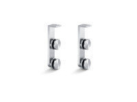 Schiebetürbeschlag GEZE mit Laufschiene Perlan 140 GGS, Edelstahl