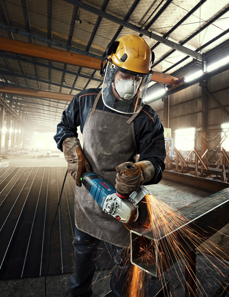 Bosch Kabelgebundener Winkelschleifer GWS 20-230 P: 1x Diamanttrennscheibe, Standard for Universal