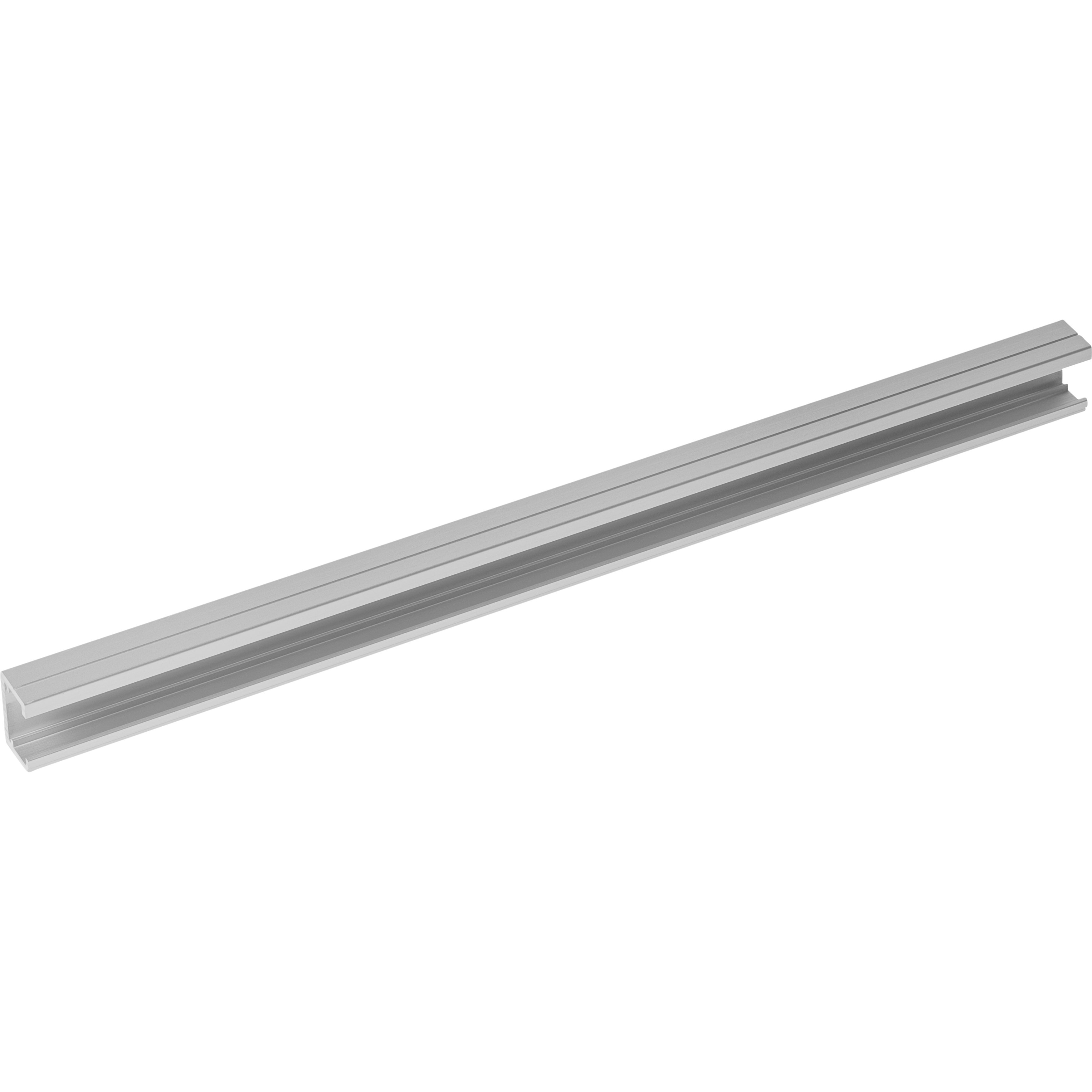Aluminiumprofil, Strangprofil, U-Profil, Extrudiertes Profil, Lichtgrau