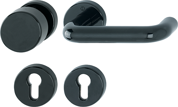 HOPPE FH-Wechselgarnitur mit Rosetten Paris FS-K58/15/15S/138, Kunststoff