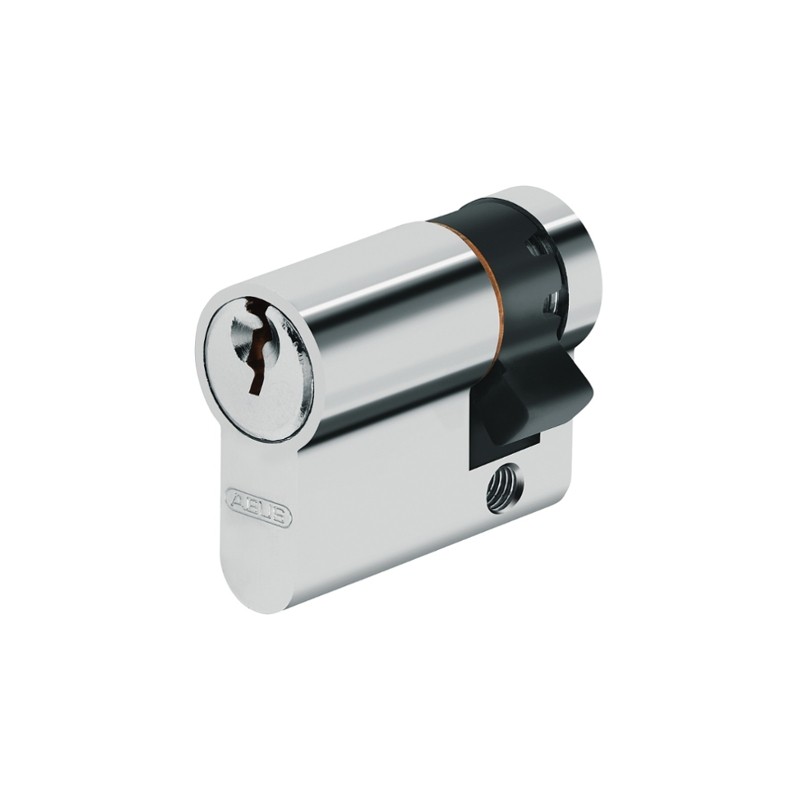 Zylinder-Schloss, Kabel-Schloss, Beschlag, Chrom-Optik, Schlitzschlüsseleingang