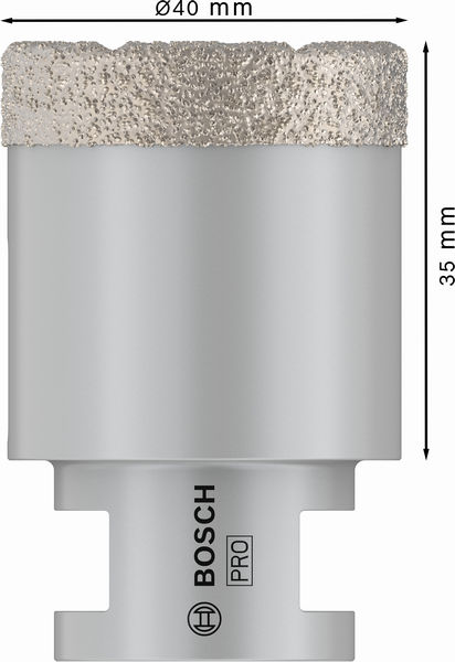 Bosch PRO Core Cutter dry, 40 x 35 x 22,23&nbsp;mm