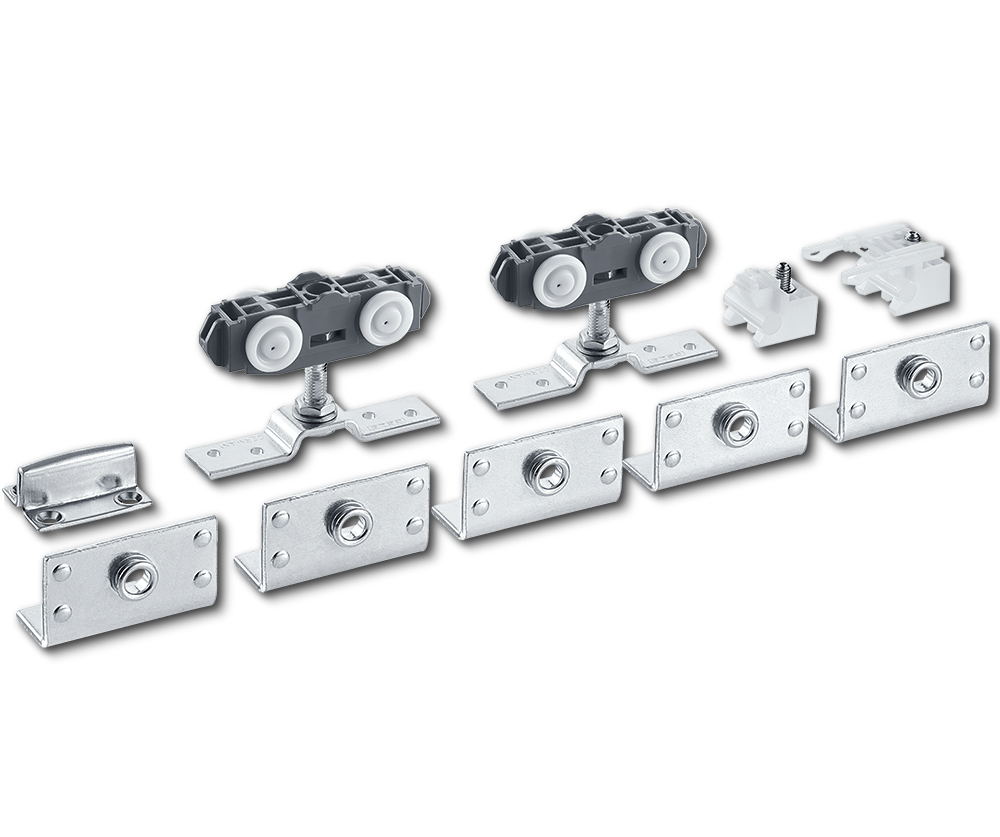 Set Doppelrollenwagen GEZE Rollan 80 NT, Kunststoff