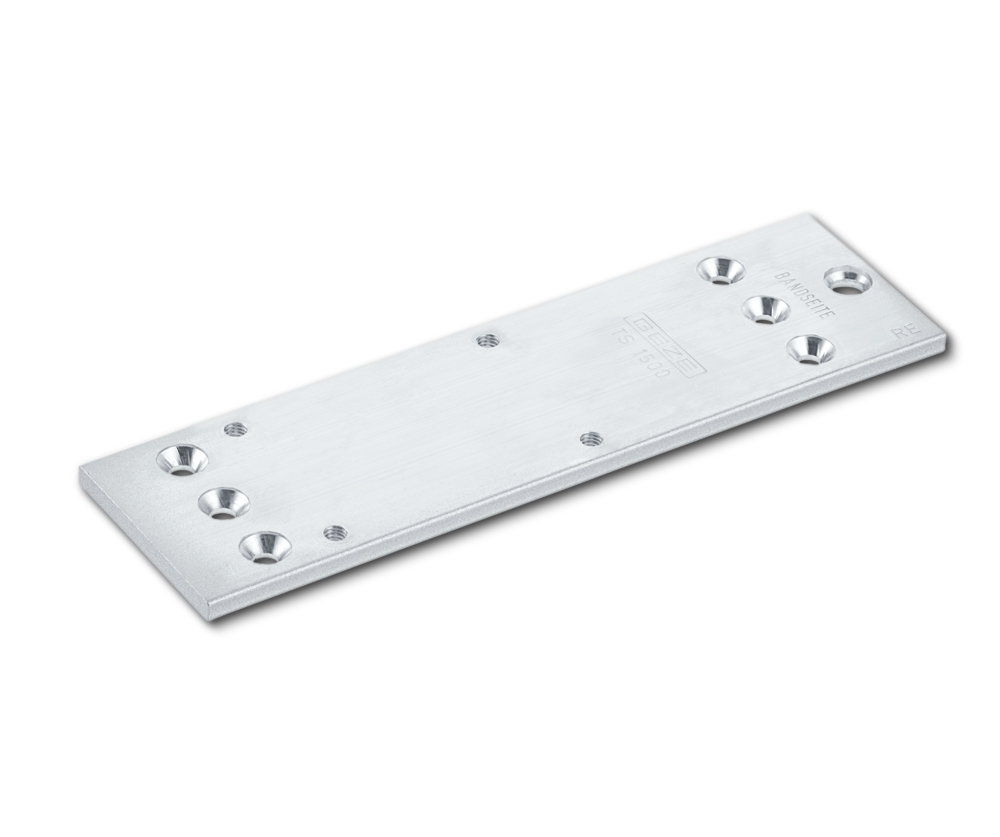 Montageplatte GEZE für TS 1500, Aluminium