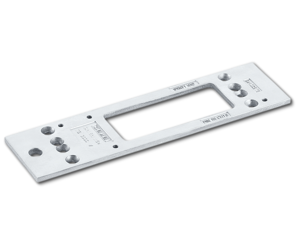 Montageplatte GEZE für TS 3000, Aluminium