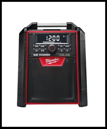 radio, car-radio, tragbarer lautsprecher,  Milwaukee, ladegerät, kompakt