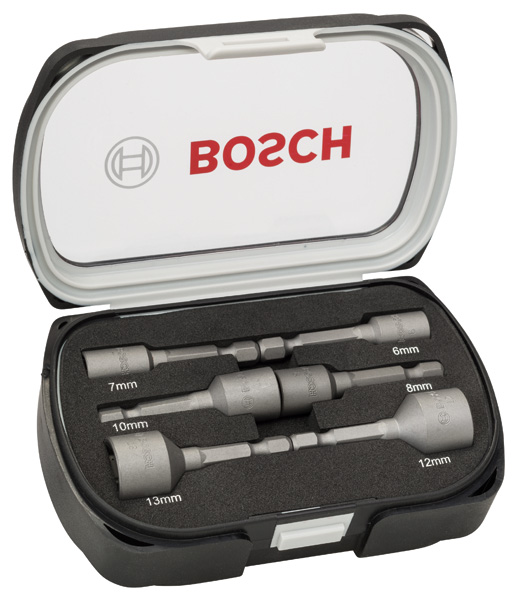 Bosch 6-tlg. Steckschlüssel-Set, 6–13 mm
