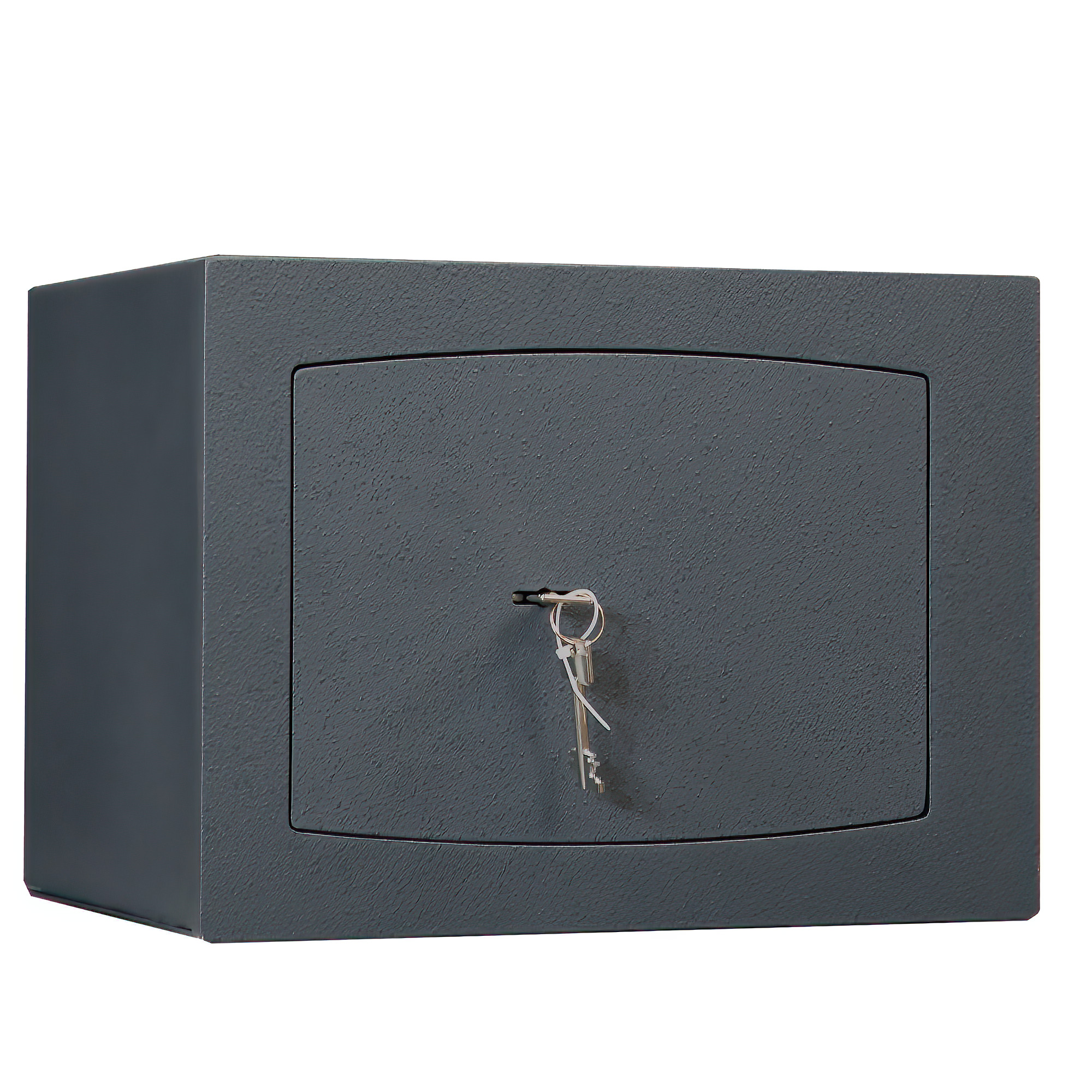 Wandtresor, Tresort, Schwerer Tresor, Schwarzer Safe, Schloss mit Schlüssel