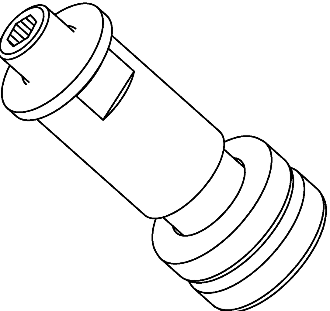 Strichzeichnung, Rauchrohr