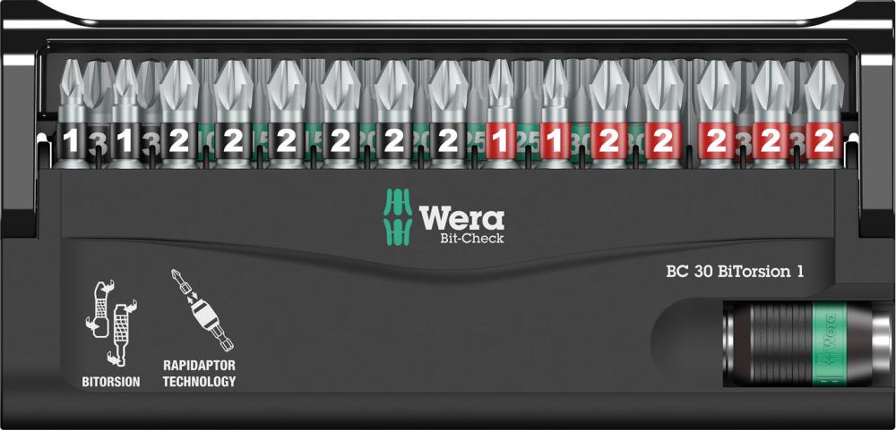 WERA Bit-Satz  Bit-Check 30 BiTorsion 1