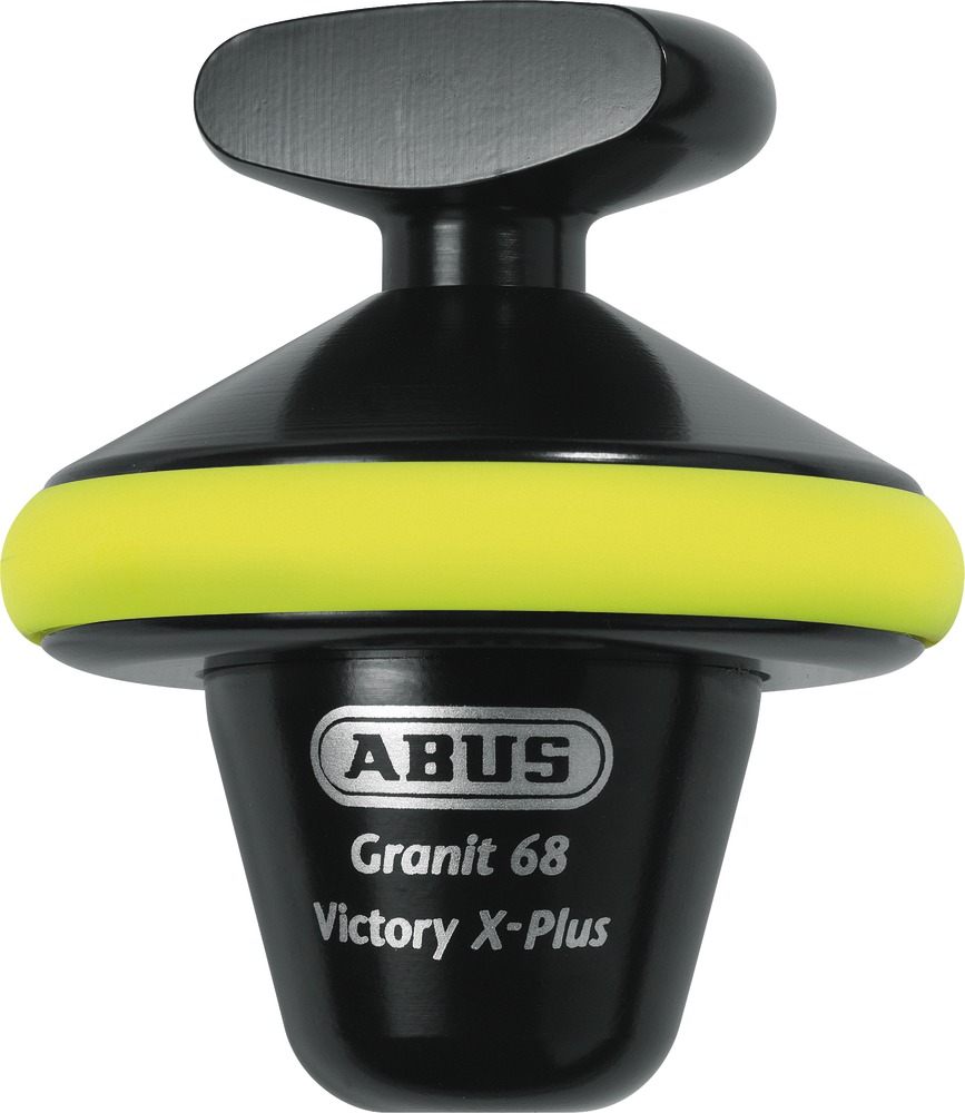 ABUS Bremsscheibenschloss Granit Victory X-Plus 68 yellow halb