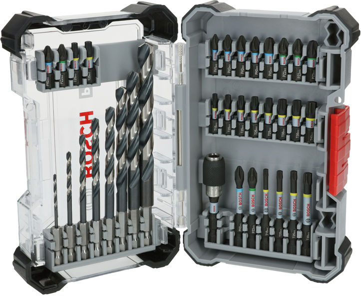 Bosch PRO Impact Schrauberbits und Metallbohrer Mixed Set, 35-tlg.