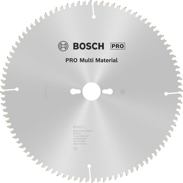 Bosch PRO&nbsp;Multi Material Kreissägeblatt, 300 x 3,2 x 30&nbsp;mm