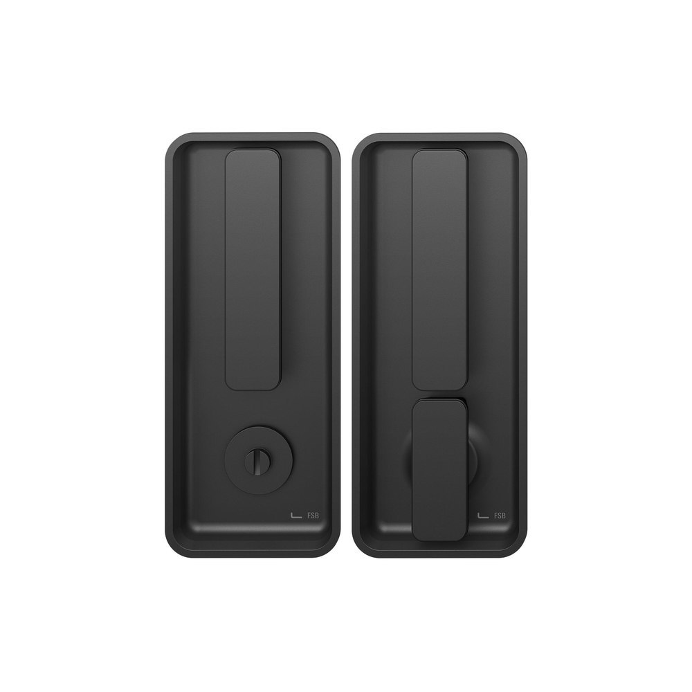 FSB Muschelgriff 42 4262,166,5x68,5,WC Schlitzkopf,schwarz gestrahlt