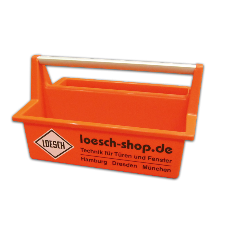 Allit Werkzeug-Tragekasten - Orange mit "LOESCH"-Branding