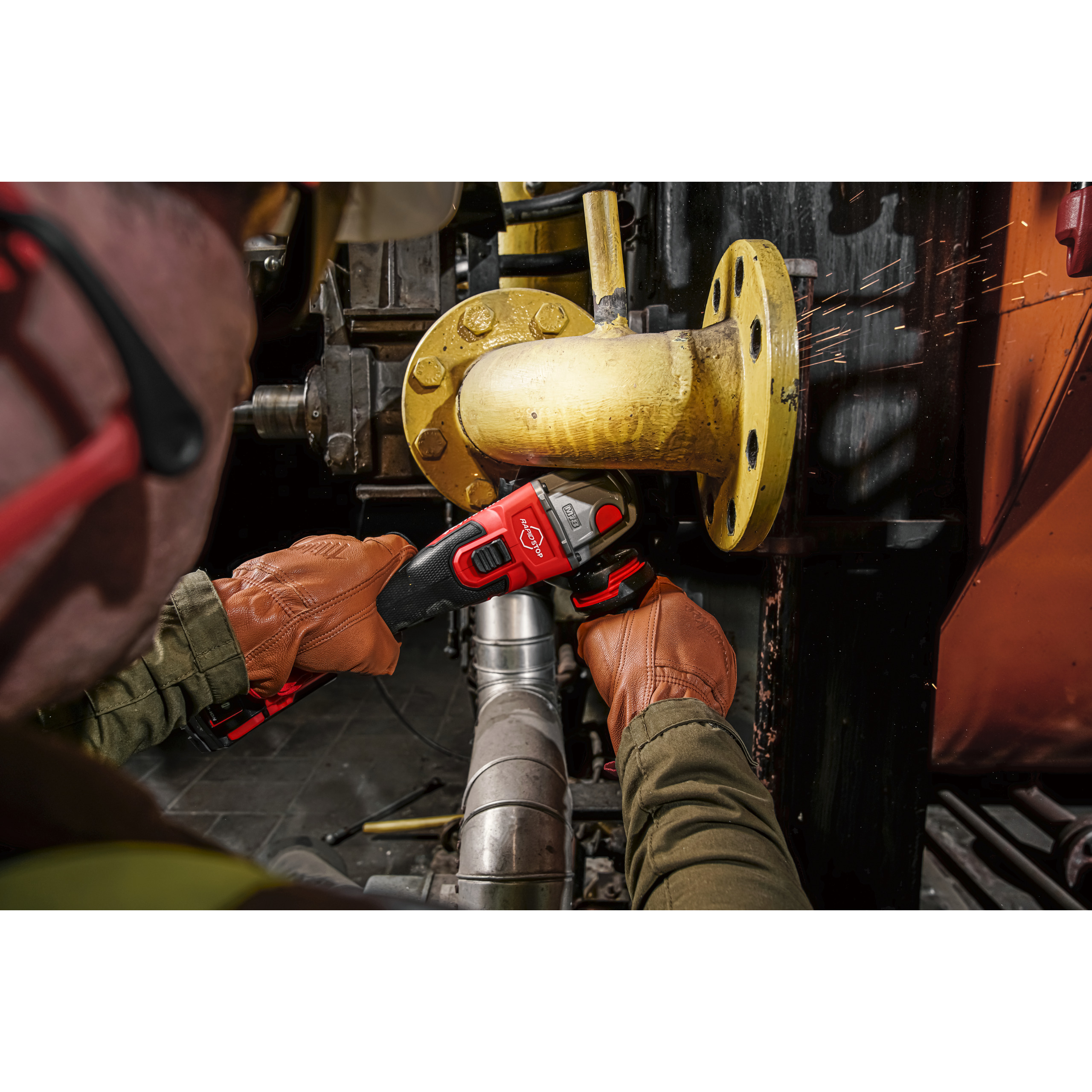Milwaukee Akku-Winkelschleifer M18 FUEL 125 mm Akku-Winkelschelifer M18FSAG125XB-0