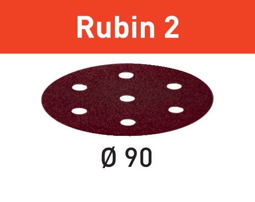 Schleifscheibe Rubin 2 STF D90/6 P80 RU2/50