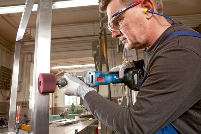 Bosch Akku-Geradschleifer GGS 18V-10 SLC mit L-BOXX