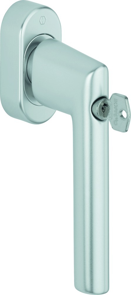 HOPPE Fenstergriff Amsterdam abschließbar 0400S/UD9056 TBT 4, mit Schrauben, Aluminium