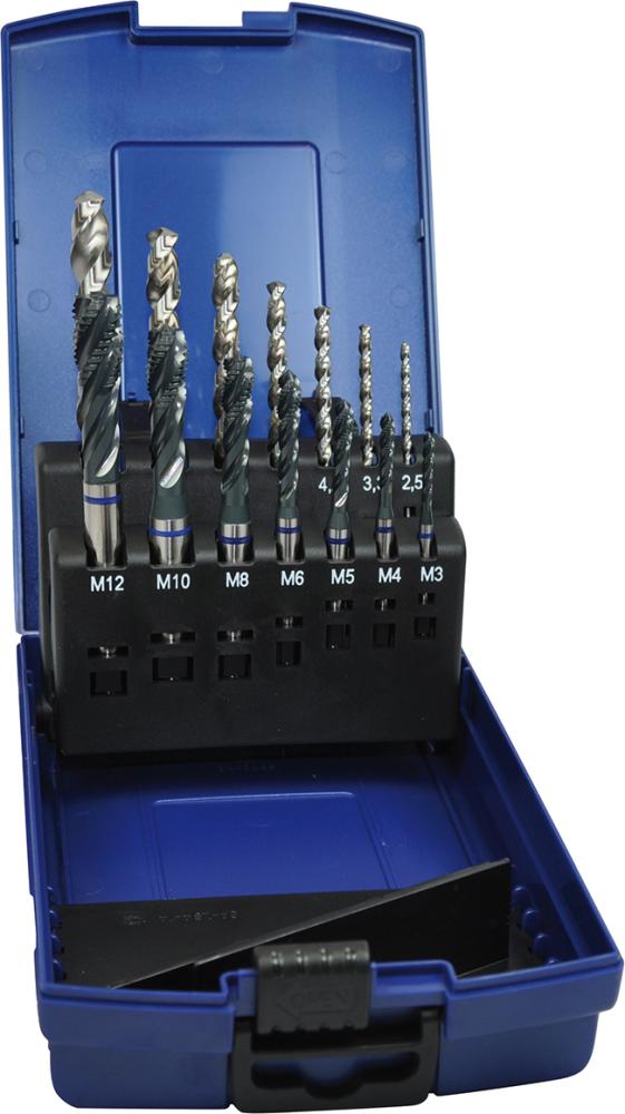 FORUM Metall-Gewindebohrer  D371C HSSE Set+KLM3-M12 vap VA 6H GL