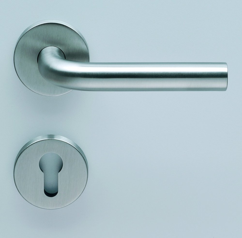 HELO Wechselgarnitur mit Rosetten rund EST.WG 51/K5, VK 10, Edelstahl