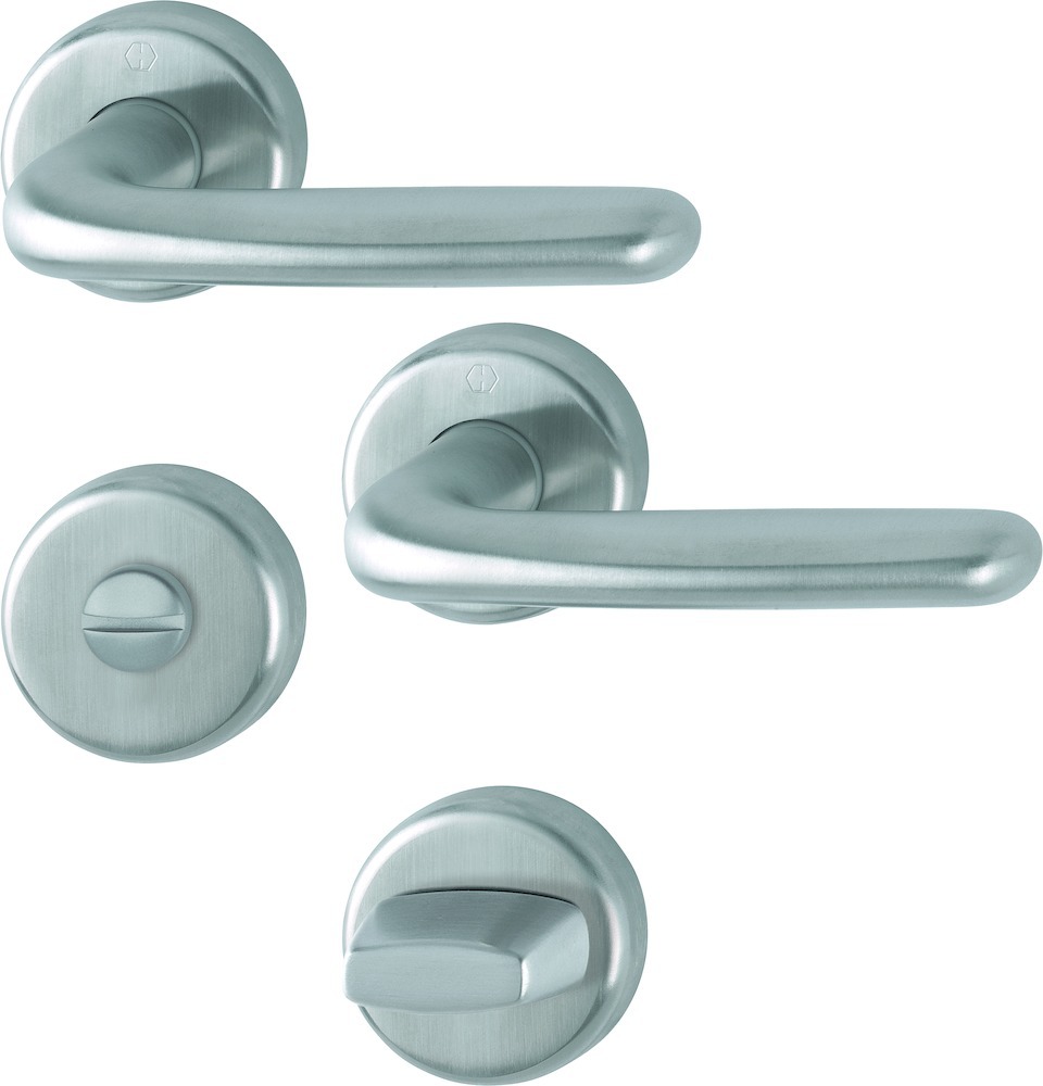 HOPPE Drückergarnitur Cardiff E1850Z/17KV/17KVS,WC/S,8(8),F69,TS 37-42