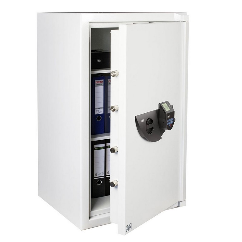BURG-WÄCHTER Wertschutzschrank Office-Line OL 814 E FP 213 kg mit PIN-Code und Fingerscan