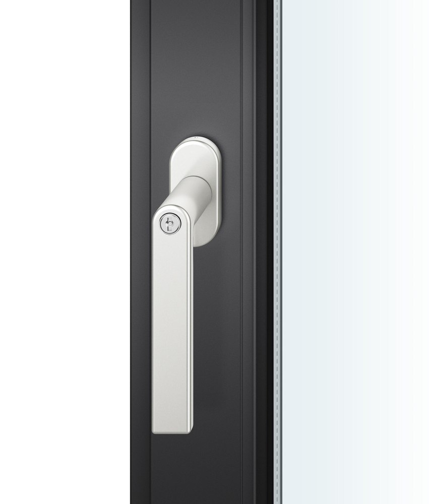 Türgriff, Haustürgriff, Metallgriff, Schnappbeschlag, Fenstertür-Design