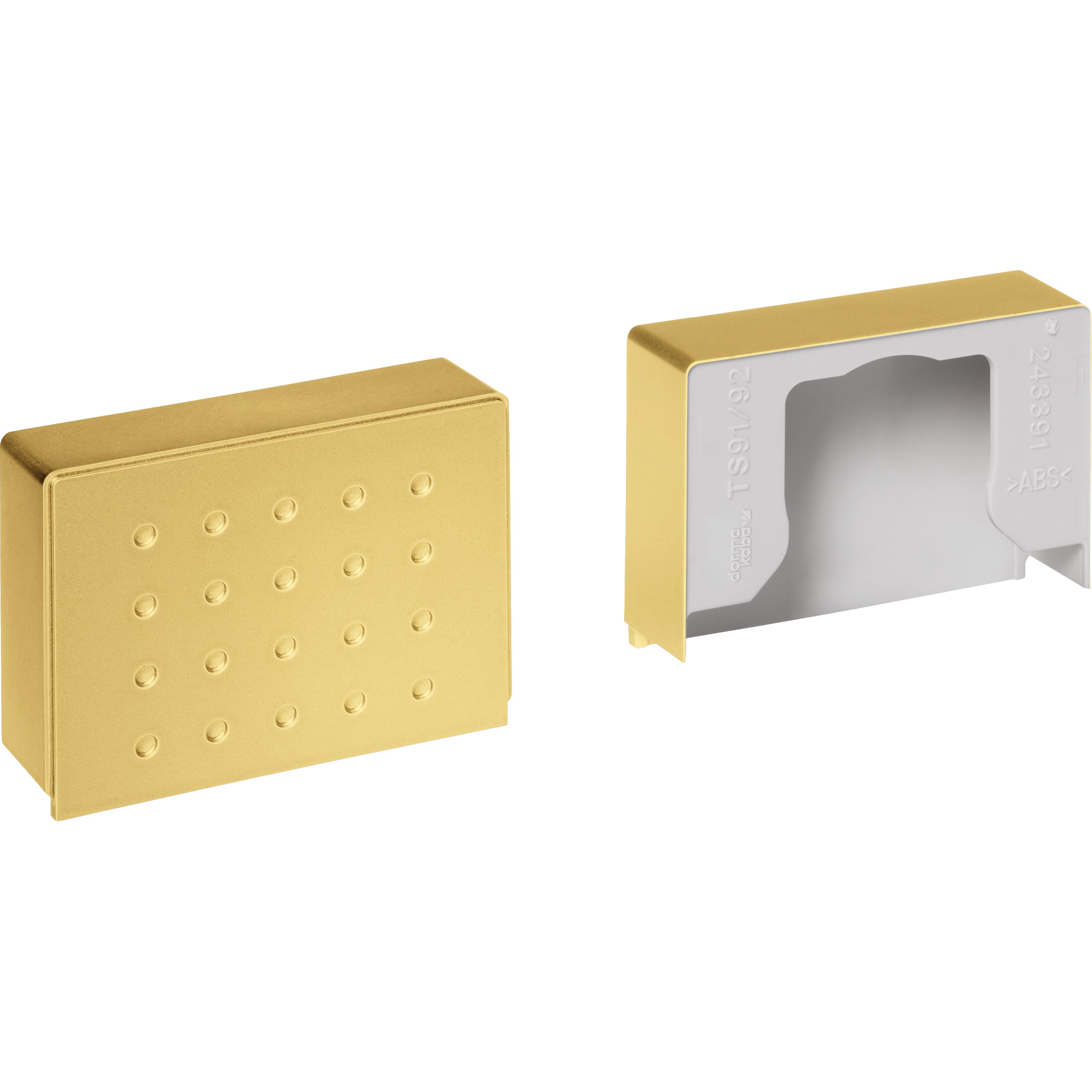 golden, metallisch, Block, rechteckig, Punktstruktur