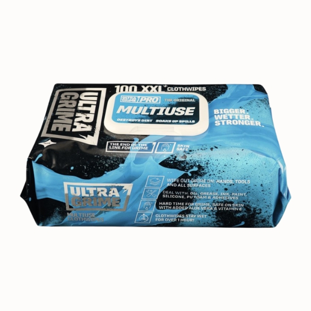 Packung Ultra Grim Feuchttücher Reinigungstücher