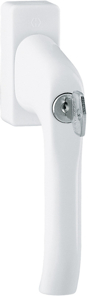 HOPPE Fenstergriff absperrbar Palermo 055S/U34, ohne Schrauben, Aluminium